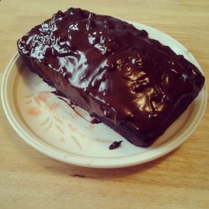 Chocolate and Ginger Loaf Cake
