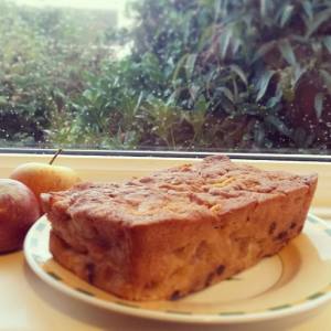 Apple and Raisin Loaf Cake